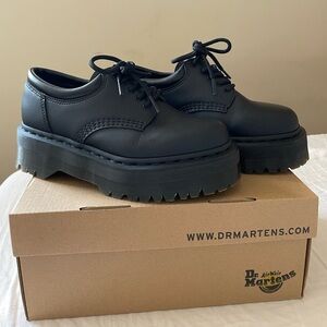 doc marten 8053 vegan quad mono platform shoes